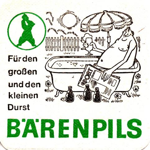 berlin b-be b�renbier f�r den 2b (quad185-badewanne-schwarzgr�n)